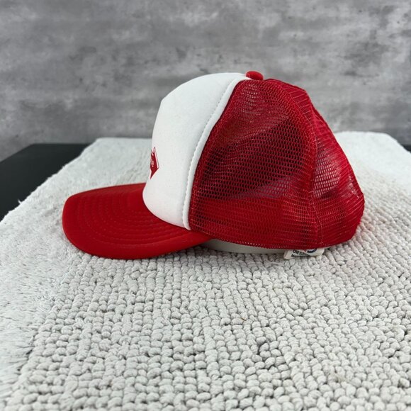 VINTAGE JIFFY LUBE MESH SNAPBACK TRUCKER HAT OSFA TWO TONE CAP - Picture 3 of 10